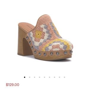 Lucky Brand Immia Crochet Heels